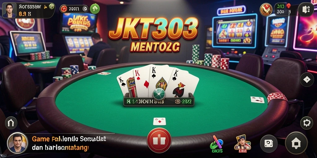 Tangkapan layar gameplay <strong>JKT303</strong> yang menunjukkan pengalaman bermain Poker yang seru.