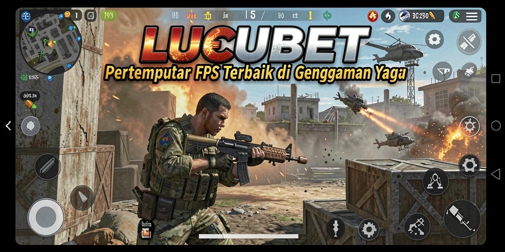 Screenshot dari gameplay LUCUBET yang menunjukkan aksi pertempuran mendebarkan.