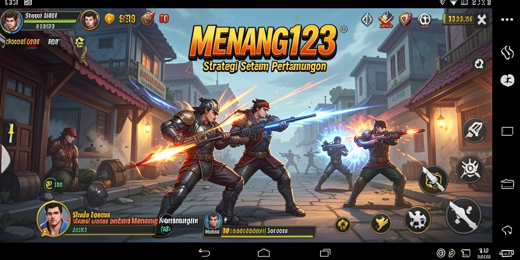 Tampilan gameplay yang strategis dan mendebarkan di MENANG123.