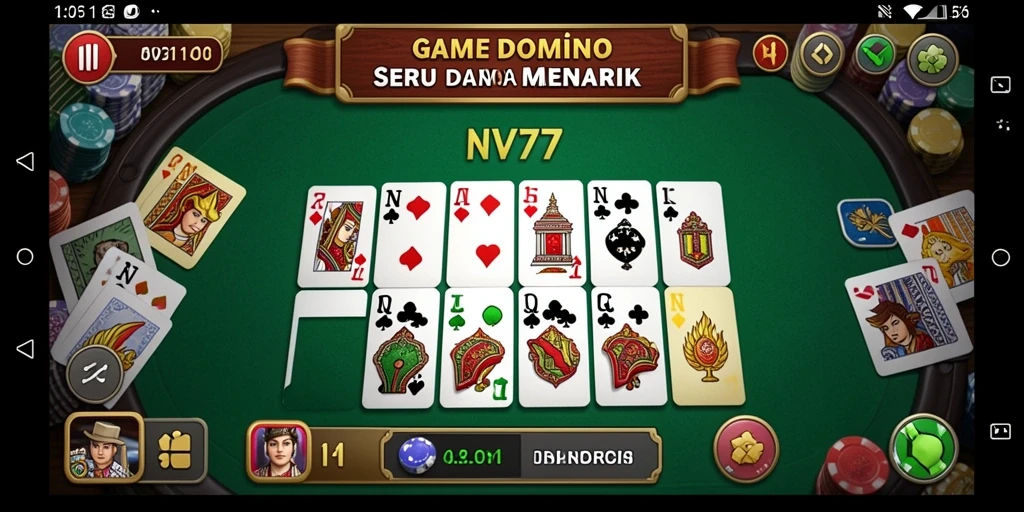 Tampilan gameplay seru dan menarik dalam NV77.