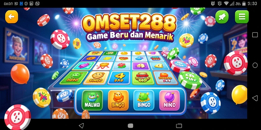 Gameplay seru OMSET288 dengan suasana Bingo yang menegangkan.