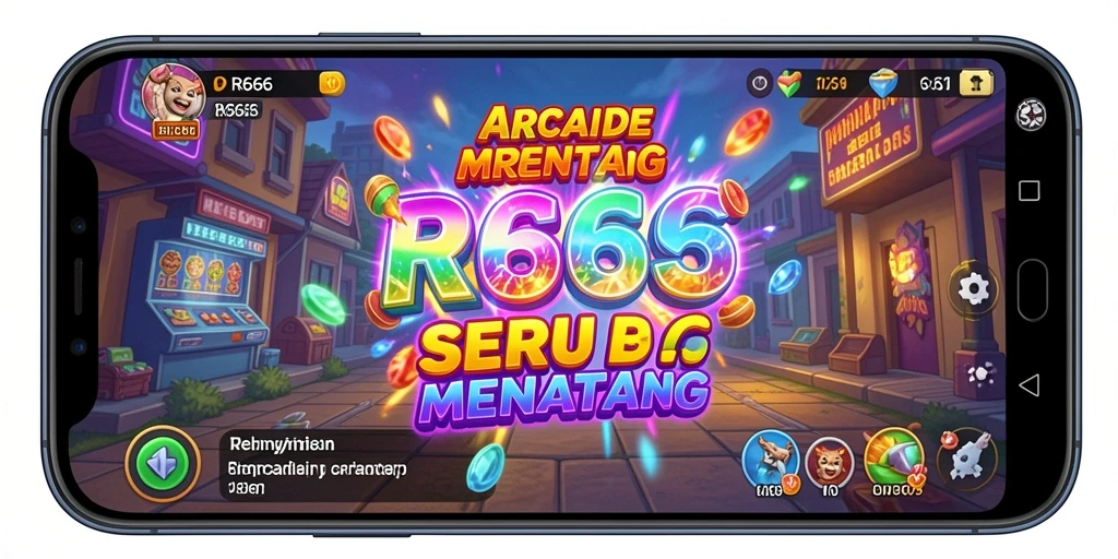 Tampilan gameplay RR666 yang menakjubkan dalam aksi Arcade.