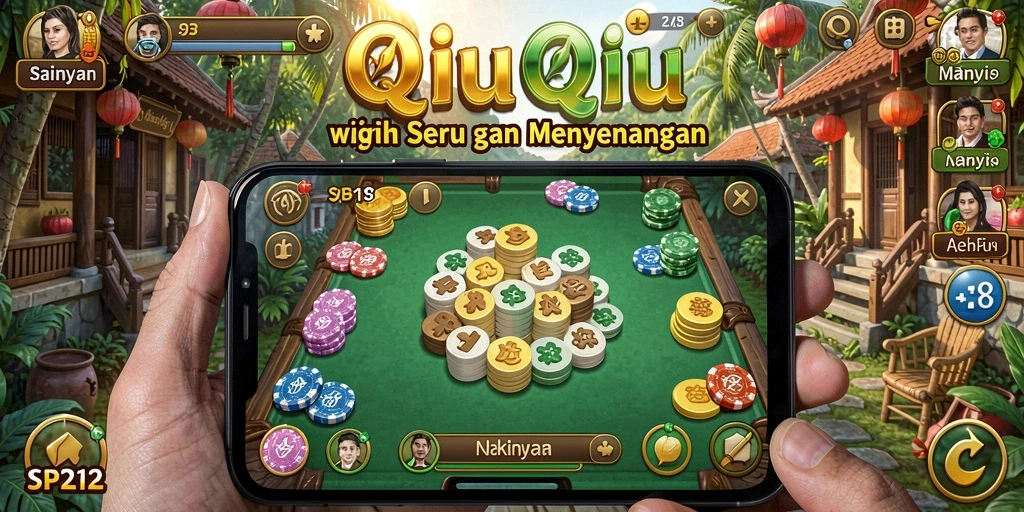 Screenshot gameplay QiuQiu SP212 yang seru dan menegangkan.