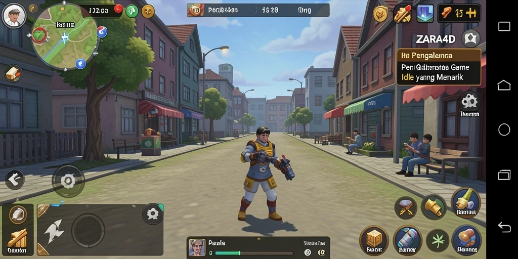 Tampilan gameplay ZARA4D yang menarik dan sederhana.